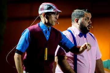  La Murgota de Telde estrena con éxito en Gáldar su espectáculo 'Los chicos del coro'/TA.